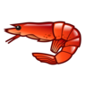 Эмодзи Креветка 🦐 image - Emojidex style