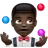 Man Juggling: Dark Skin Tone
