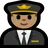 Man Pilot: Medium Skin Tone