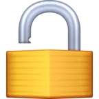 Cadenas ouvert