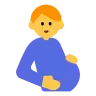 Pregnant Man Emoji 🫃 image - Tossface style