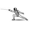 Szermierz Emoji 🤺 image - Emojidex style