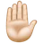 Raised Hand: Light Skin Tone