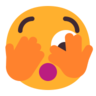 Эмодзи Подглядывающее лицо 🫣 image - Microsoft Classic 2D style