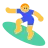 Man Surfing