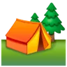 Acampamento Emoji 🏕 image - Samsung style