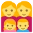 Family: Woman, Woman, Girl, Boy