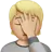 Person Facepalming: Medium-Light Skin Tone