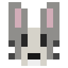토끼 얼굴 Emoji 🐰 image - SerenityOS style