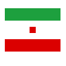 Flag: Iran Emoji 🇮🇷 image - SerenityOS style