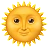 Sonne mit Gesicht