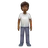 Person Standing: Medium-Dark Skin Tone