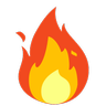 Fire Emoji 🔥 image - Skype style