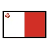 Flag: Malta Emoji 🇲🇹 image - OpenMoji style