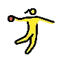 Woman Playing Handball Emoji 🤾‍♀️ image - OpenMoji style