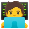 Technologist Emoji 🧑‍💻 image - Google Noto Color style