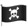 Pirate Flag Emoji 🏴‍☠️ image - Apple style