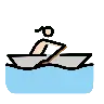 Woman Rowing Boat: Light Skin Tone Emoji 🚣🏻‍♀️ image - OpenMoji style