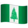Flag: Norfolk Island Emoji 🇳🇫 image - WhatsApp style