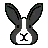うさぎの顔