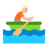 Person Rowing Boat: Medium-Light Skin Tone