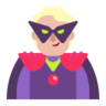 Supervillain: Medium-Light Skin Tone Emoji 🦹🏼 image - Microsoft Classic 2D style