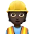 Construction Worker: Dark Skin Tone