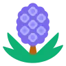 Hyacinth Emoji 🪻 image - Tossface style