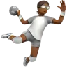 Person Playing Handball: Medium-Dark Skin Tone Emoji 🤾🏾 image - Apple style