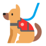 Service Dog Emoji 🐕‍🦺 image - Microsoft Classic 2D style