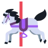 カルーセル馬 Emoji 🎠 image - EmojiTwo style