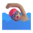Person Swimming: Medium Skin Tone