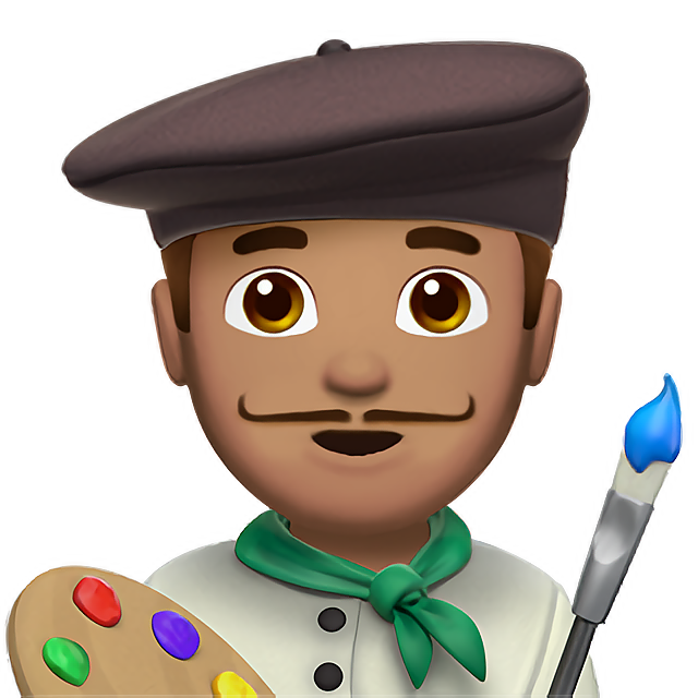 Man Artist: Medium Skin Tone