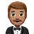 Man In Tuxedo: Medium Skin Tone