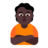 Person Pouting: Dark Skin Tone