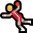 Person Playing Handball: Medium-Light Skin Tone