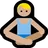 Man In Lotus Position: Medium-Light Skin Tone