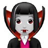 Woman Vampire: Light Skin Tone Emoji 🧛🏻‍♀️ image - Apple style