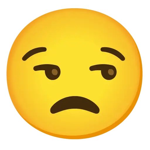 Unamused Face