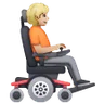 Person In Motorized Wheelchair Facing Right: Medium-Light Skin Tone Emoji 🧑🏼‍🦼‍➡️ image - Samsung style