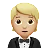 Person In Tuxedo: Medium-Light Skin Tone
