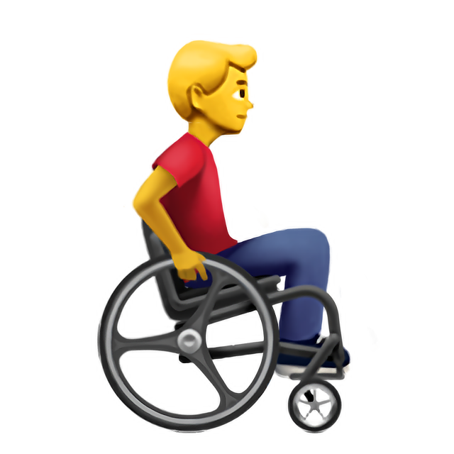 Man In Manual Wheelchair Facing Right