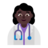 Woman Health Worker: Dark Skin Tone