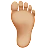 Foot: Medium-Light Skin Tone