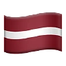 Flag: Latvia Emoji 🇱🇻 image - Apple style
