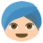 Person Wearing Turban: Medium-Light Skin Tone