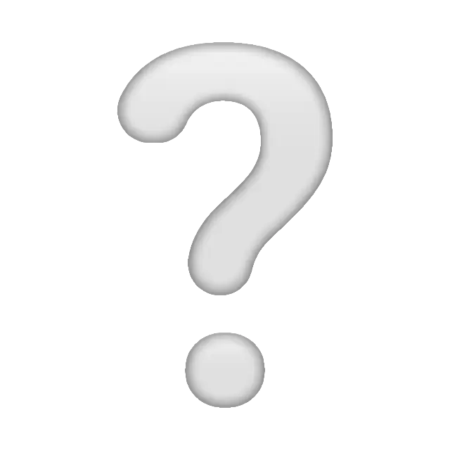 White Question Mark