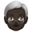 Older Person: Dark Skin Tone