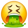 Face Vomiting Emoji 🤮 image - Samsung style