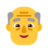 Vieil homme Emoji 👴 image - Microsoft Classic 2D style